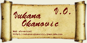 Vukana Okanović vizit kartica